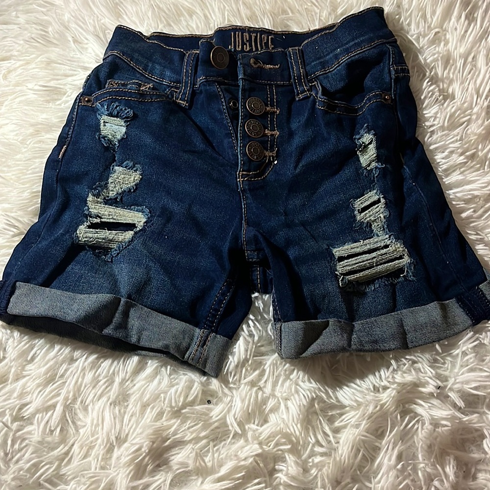 Justice jean shorts,10